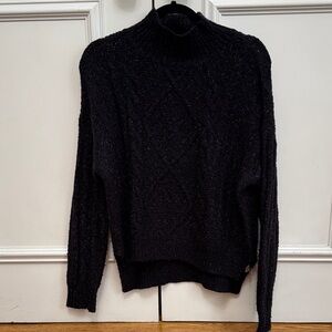 Elegant Black Turtleneck Sweater